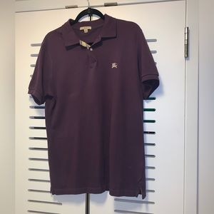 Purple Burberry shirt great condition size XL